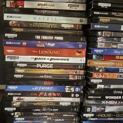 4K ULTRA HD BLU-RAY MOVIES (180 TOTAL)