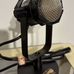 Custom One Of A Kind Dynamic Broadcast Style Microphone W/ Stand...PLEASE READ!!