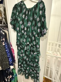 Scoop NYC Emerald Green Midi Dress