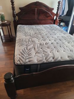 Like new bed and frame