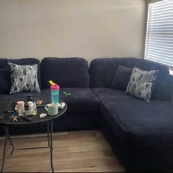 Navy Blue Sectional Couch