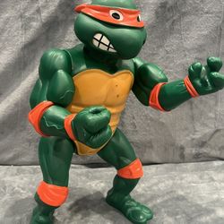 Vintage Michelangelo Action Figure Teenage Mutant Ninja Turtles 1989 Playmates Toys