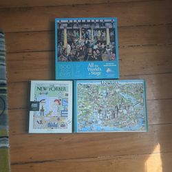 Jigsaw Puzzles - Lot of three