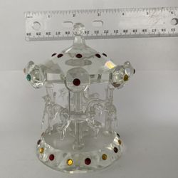 Crystal Carrousel Decoration