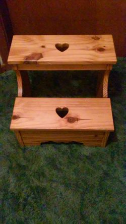 Heart step stool