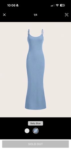 Blue maxi dress