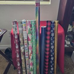 Christmas Wrapping Paper 10 Rolls