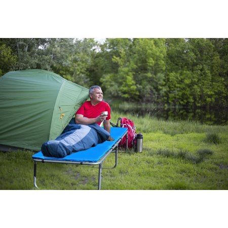 GigaTent comfort Cot Green - 24.75" L x 69" W x14.25" H