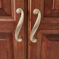 4” Cabinet Handles, Satin Nickel Finish 