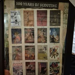 Boy Scouts of America “100 Years of Scouting” Framed Poster