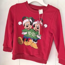 Mickey Mouse Christmas Sweatshirt Child 4-5 year