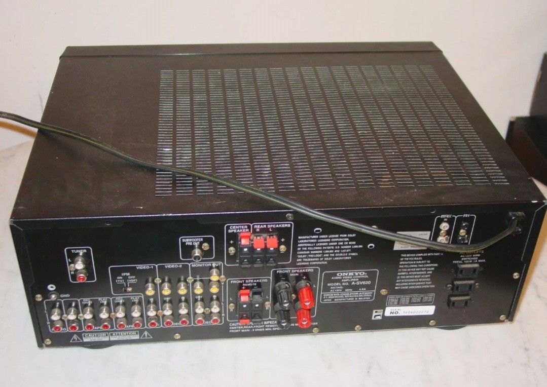Onkyo A-SV620 Audio Video Control Amplifier No Remote
