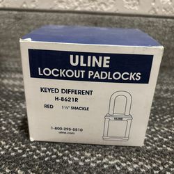 U-line Locks Keyed Differently New In Box Never Used 6 Pack