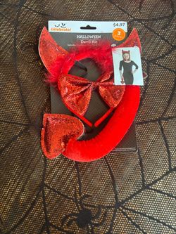 Halloween Devil Kit 3-Piece Costume Accessory Set