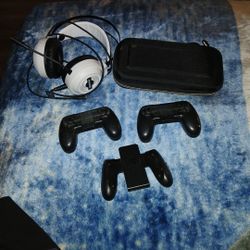 Nintendo switch accessories controller case a headset
