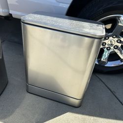 Metal Trash Can