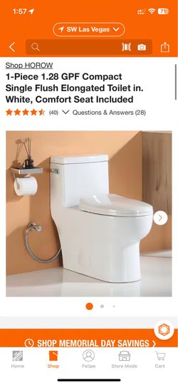 $200 New/Nuevo toilet. Wrong size and didn’t return in time.