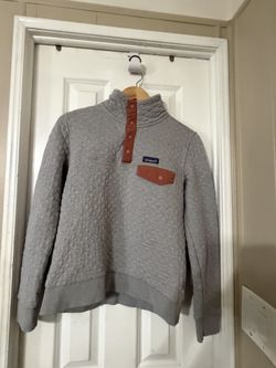 Men’s Patagonia Organic Cotton Diamond  Quilt Snap -T Pullover