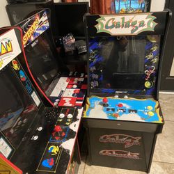 3 Arcade Games Packman,Galaga,Asteroids