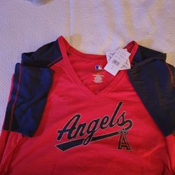 LOS ANGELES-Angels - Women's 2 Tone  XL T-Shirt 