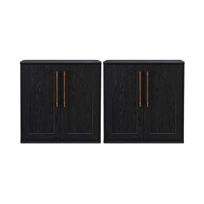 Blake Storage Cabinet, Small Modular Accent Display Sideboard Buffet Cabinet with Storage, Media Console Credenza, for Kitchen, Coffee Bar, Pantry, Li