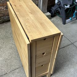 IKEA Norden Solid Wood Gateleg Table (AS IS)