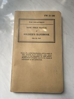 WW2 Basic Field Manual 