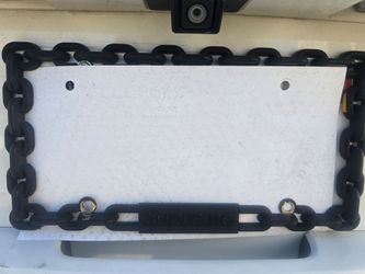 Supreme Chain Link License Plate Frame Black