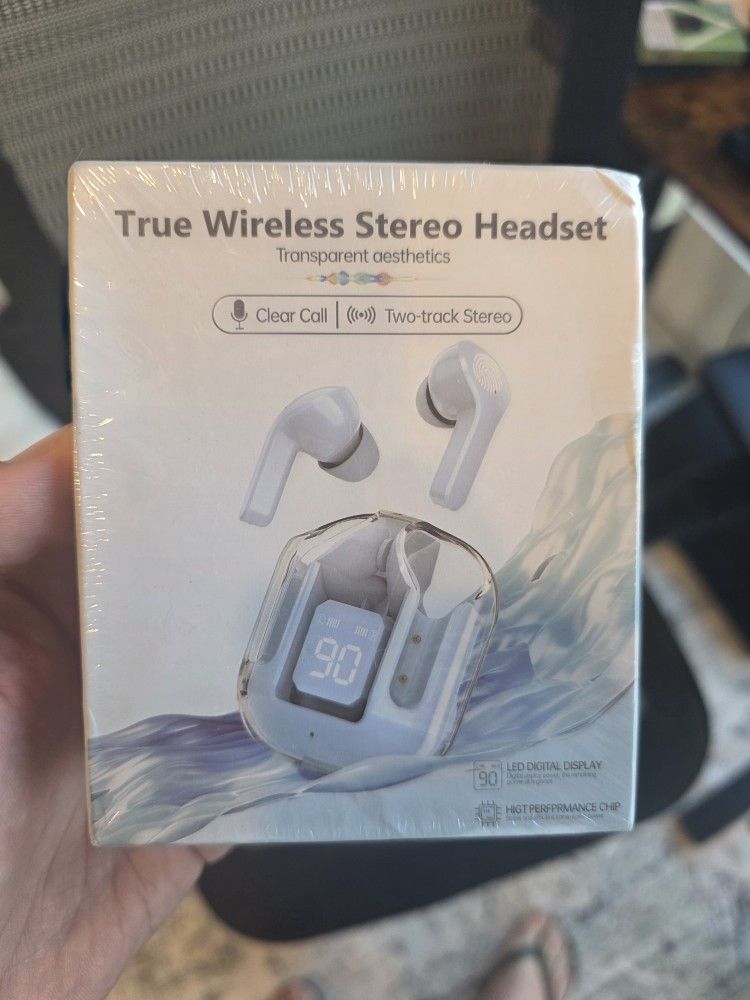 Wireless Stereo Earbuds, New, Sealed