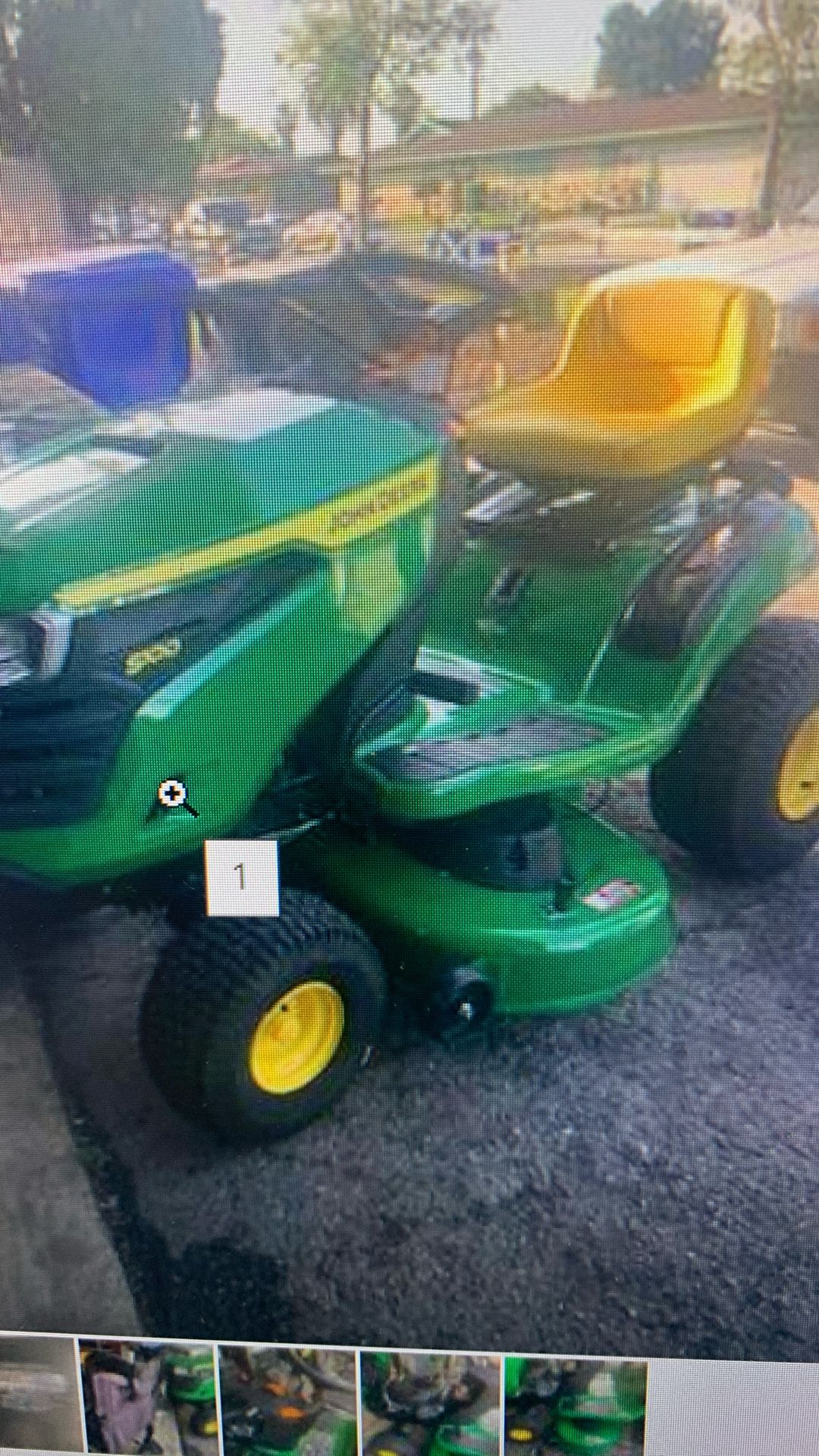 Mower John Deere 42 inch cut new zero hours