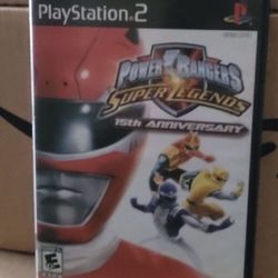 ps2 power rangers super legends 15th anniversary playstation 2