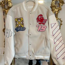 Off-White WO Varsity Bomber Jacket