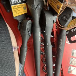 4 Klutch Construction Ratchet Wrenches