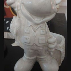 VINTAGE! 11"X 6" COLLECTOR MICKEY 1997 RARE! WHITE!