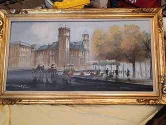 Authentic original campuzano painting