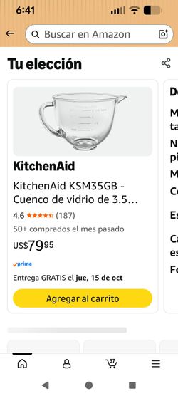 KitchenAid KSM35GB 3.5Qt Glass Bowl