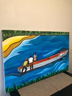 Large framed wall art