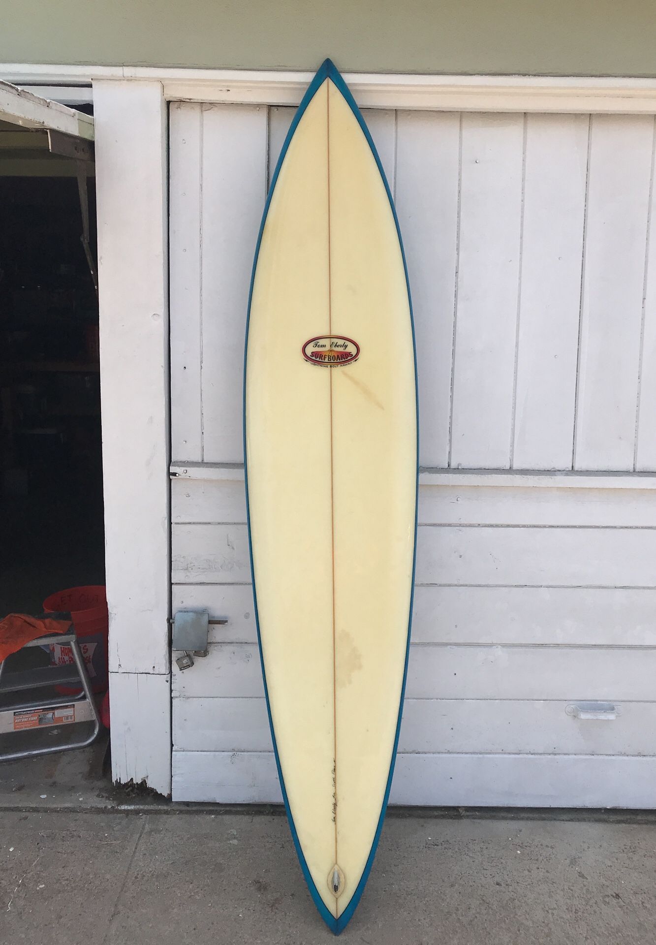 Lightning Bolt Surfboard shaped by Tom Eberly 7’5”