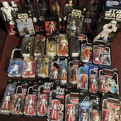 Star Wars Figure Lot 2 Bins Full