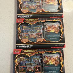 Charzard Ex Special Collection Lot Of 3