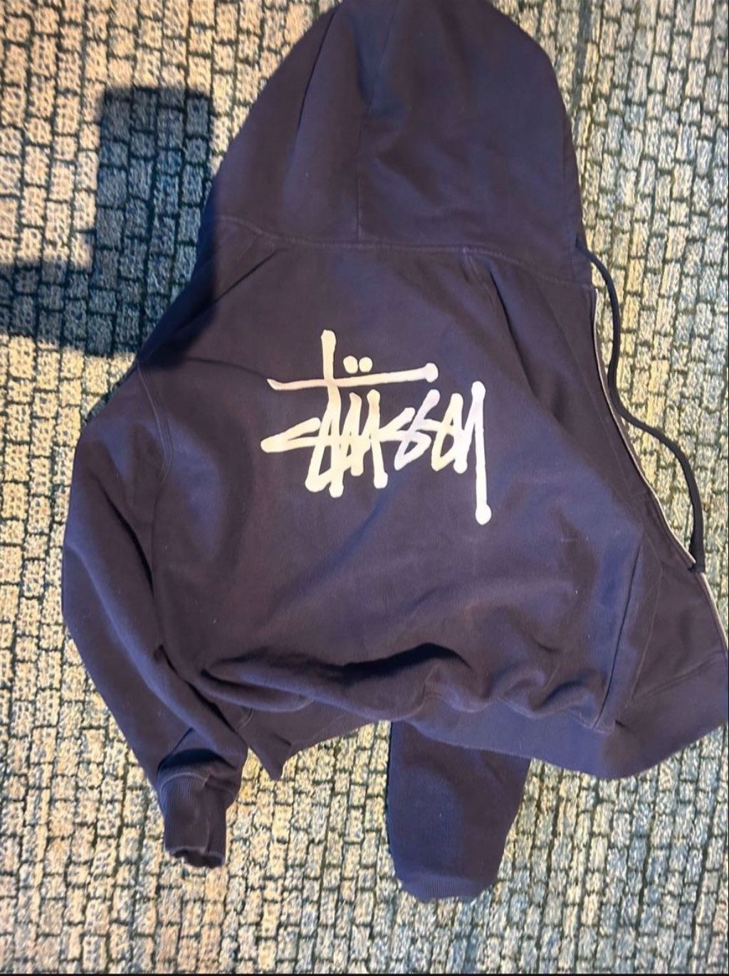 Stussy Blue Zip Up 