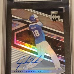 2020 Panini Elite Extra Edition #21 Jordan Walker Autograph RC Prime Numbers Short Print #2/5 SGC 10/10