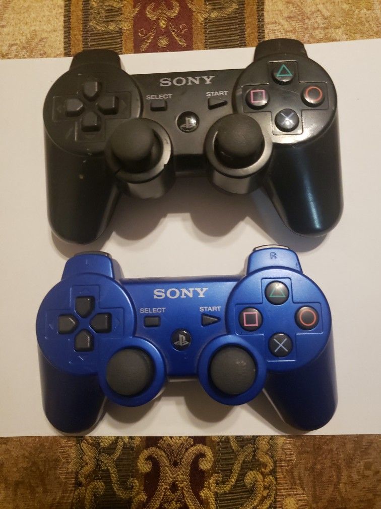 2 Ps3 Wireless Controllers for Parts