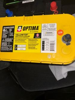 Optima Yellow Agm battery