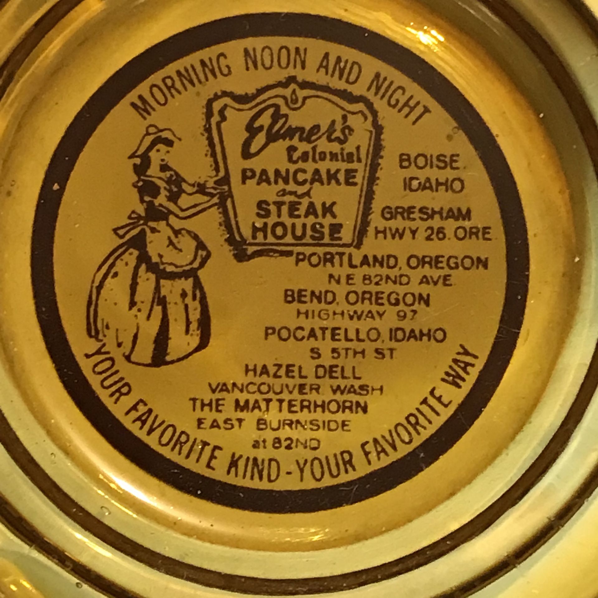 Vintage/Mid-Century Elmer’s Ashtray