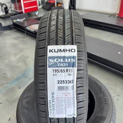 195/65R15 Set Of 4 Kumho New Tires 