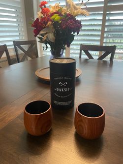 Wooden Whiskey Glasses