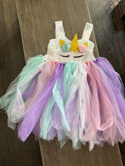 Girls Unicorn Dress