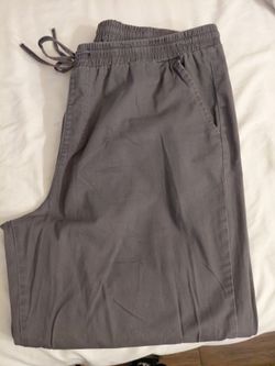 Gray Drawstring Elastic Waist Pants size 40-42