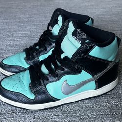Nike SB Tiffany Dunk High Diamond Supply Co. Size 10.5